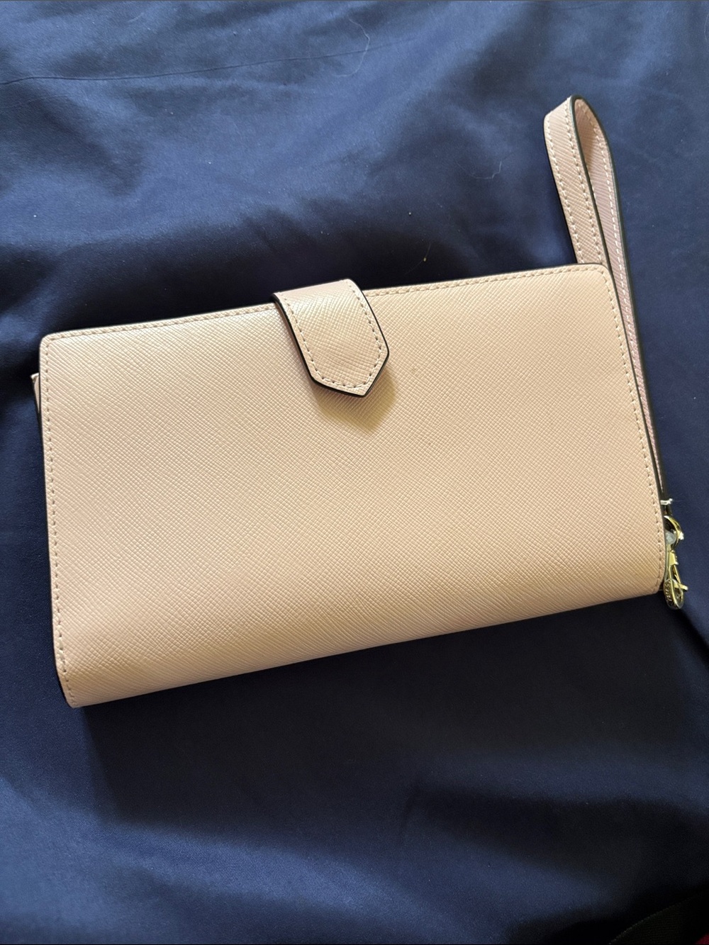 kate spade Blush Pink Saffiano Leather Wristlet Clutch - Picture 10 of 10